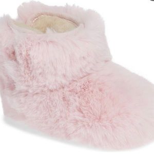 UGG Jesse Bow Fur Winter Pink Boots